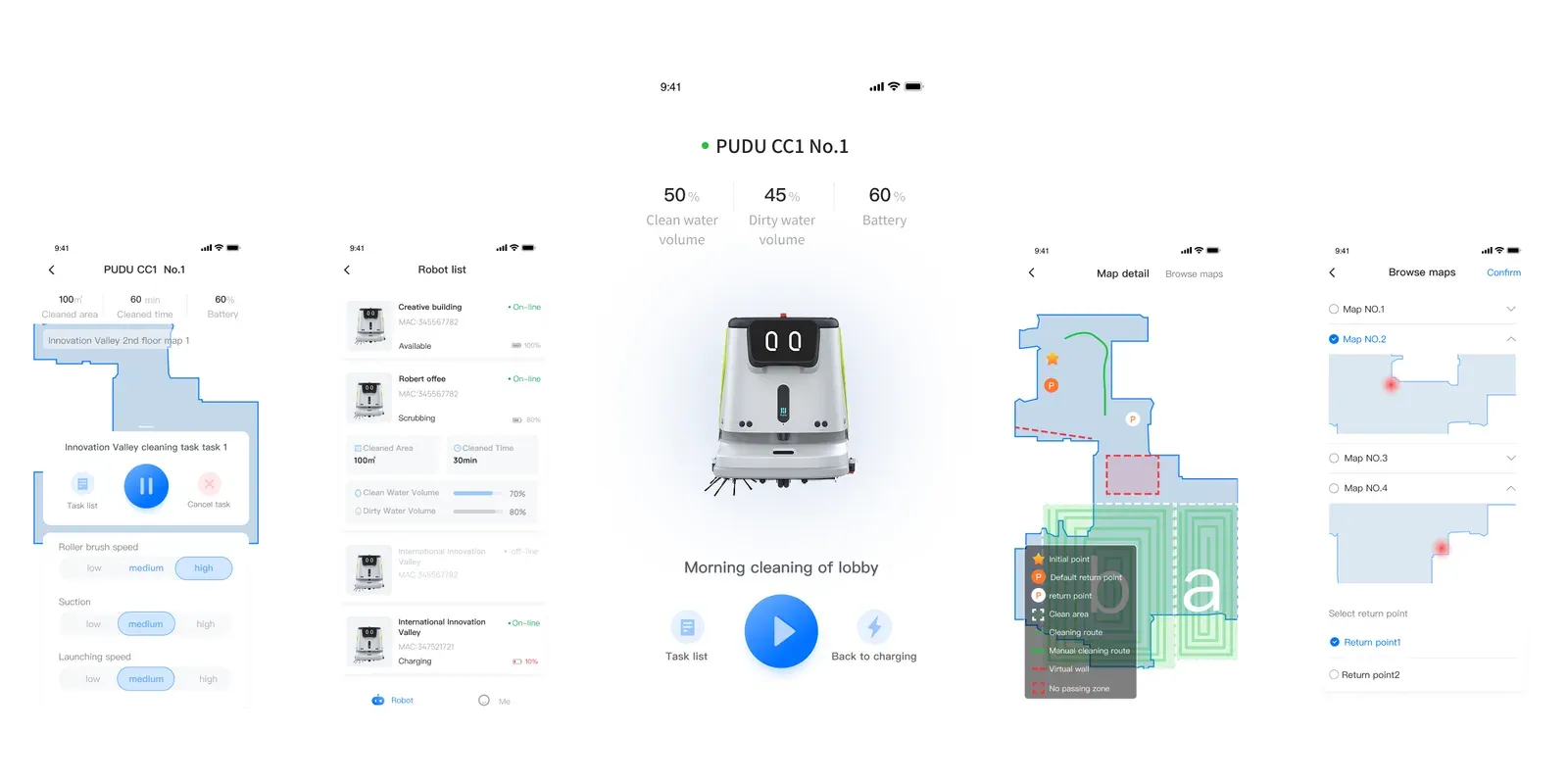Toute la flotte dans une application