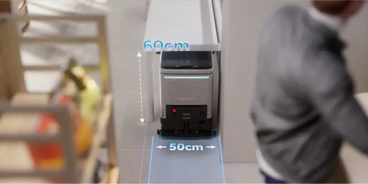 Il passe dans 50 cm