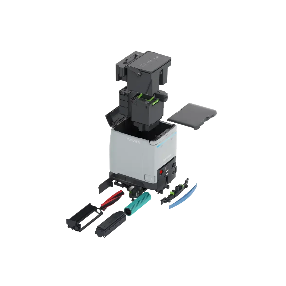 Neuf modules démontables en 30 secondes